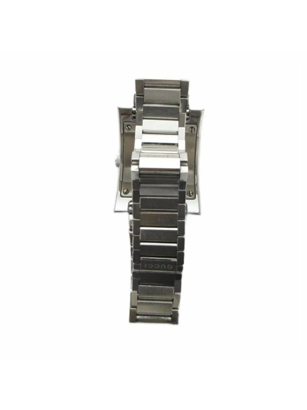 Gucci Watch Quartz Sherry Line Roman Diamond Square Silver - Picture 3 of 6